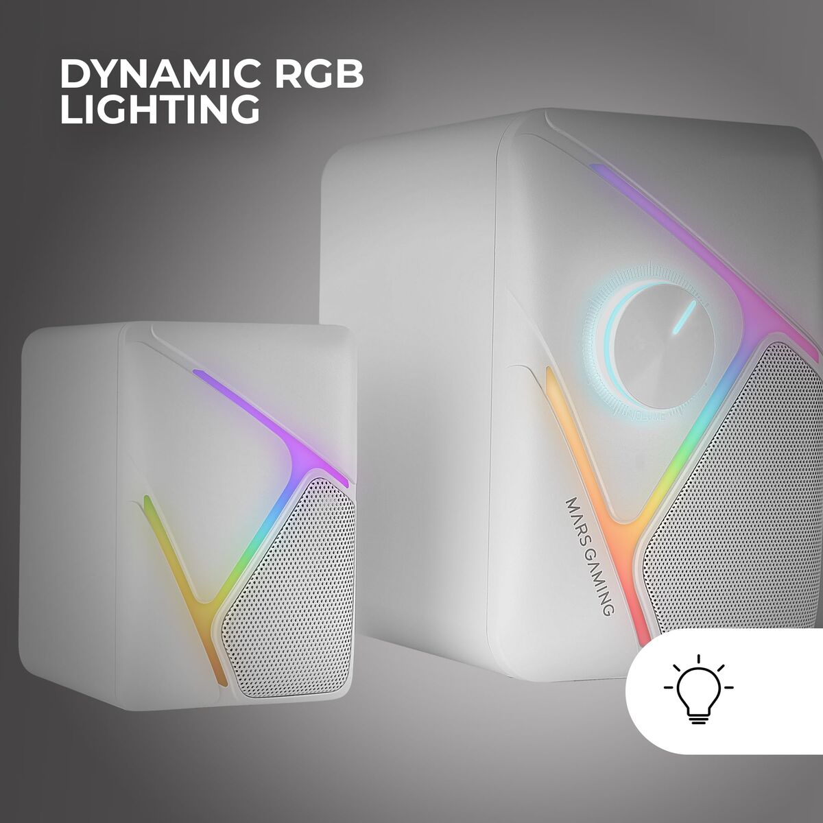 Difuzoare PC Mars Gaming MSH21W Alb 4 W