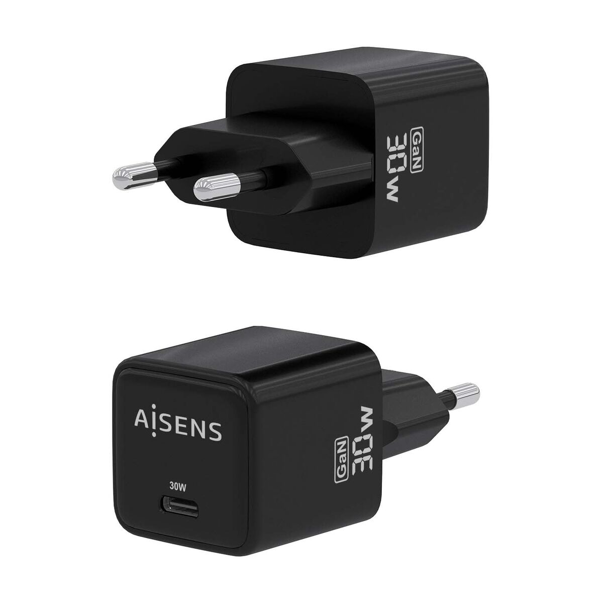 Încărcător de Perete Aisens ASCH-30W1P036-BK Negru Multicolor 33 W