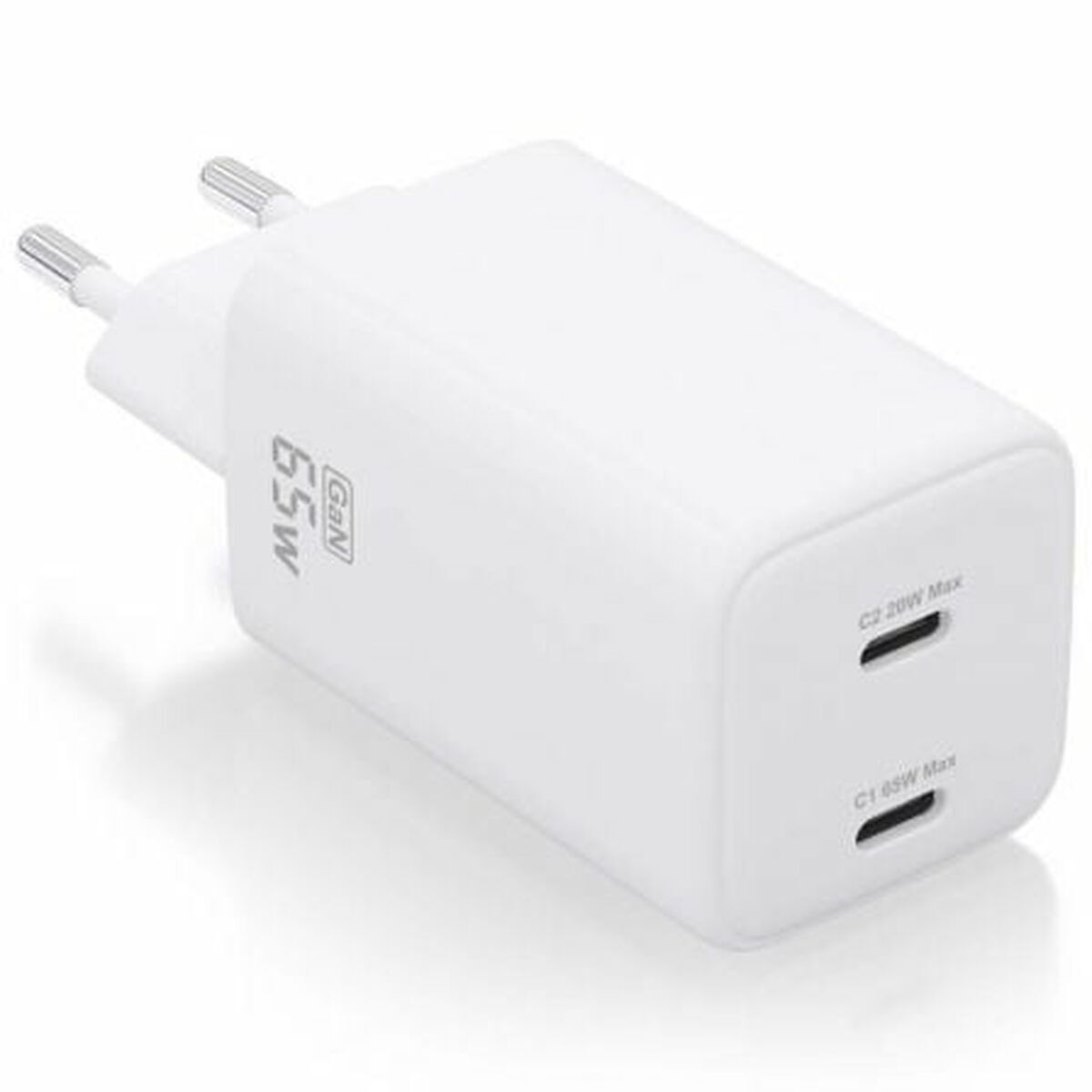 Încărcător de Perete Aisens ASCH-65W2P039-W Alb Multicolor 65 W