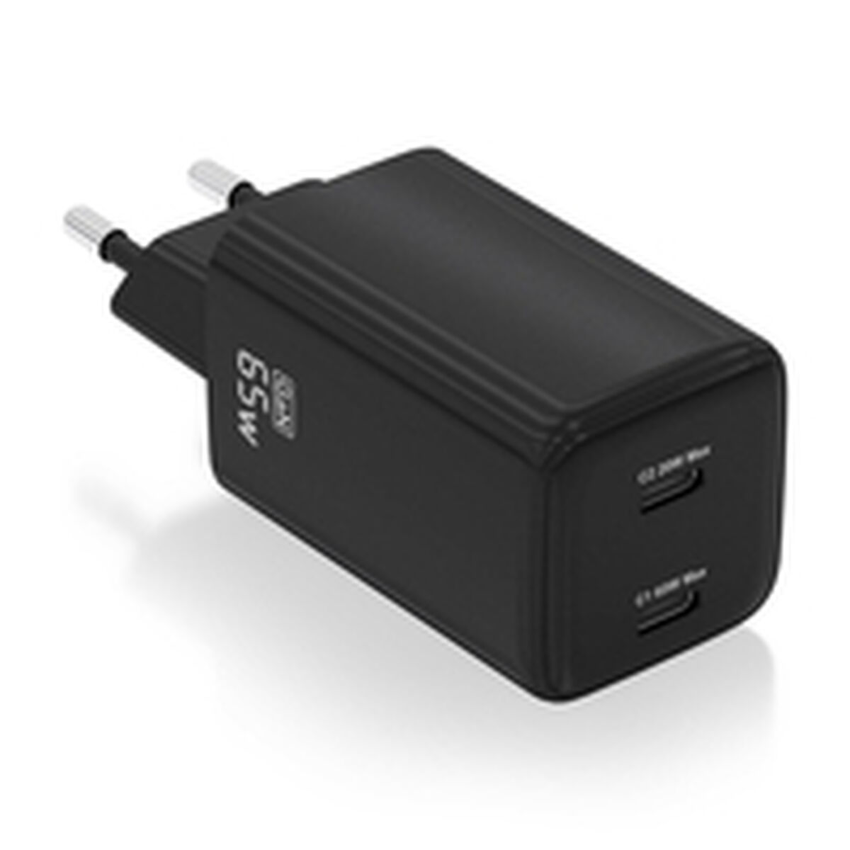 Încărcător de Perete Aisens ASCH-65W2P040-BK Negru Multicolor 65 W