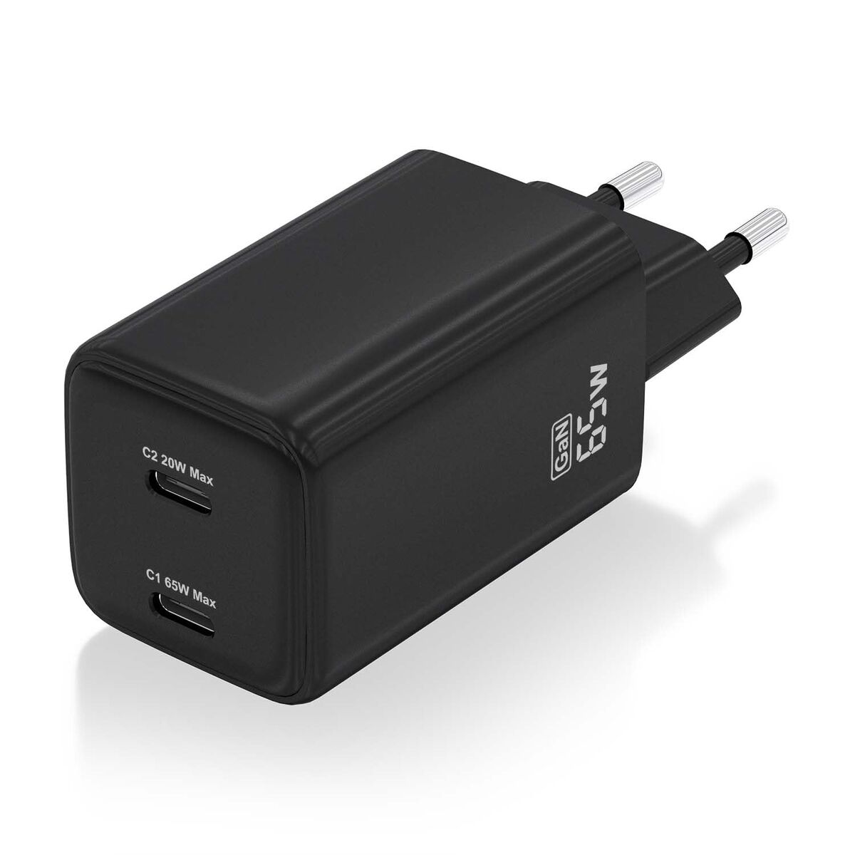 Încărcător de Perete Aisens ASCH-65W2P040-BK Negru Multicolor 65 W