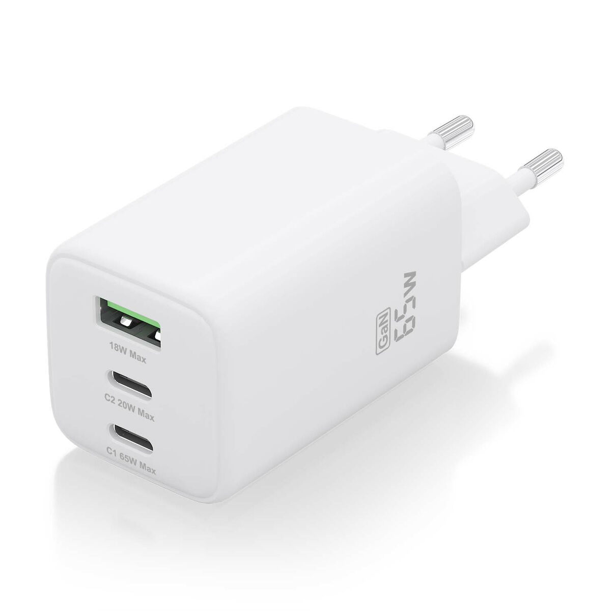 Încărcător de Perete Aisens ASCH-65W3P041-W Alb Multicolor 65 W