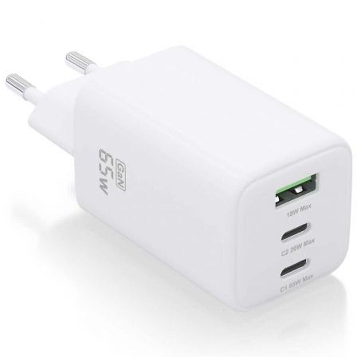 Încărcător de Perete Aisens ASCH-65W3P041-W Alb Multicolor 65 W
