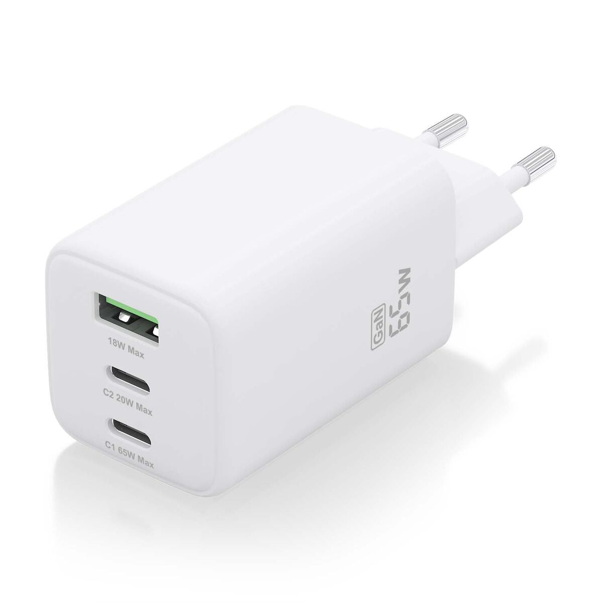 Încărcător de Perete Aisens ASCH-65W3P041-W Alb Multicolor 65 W