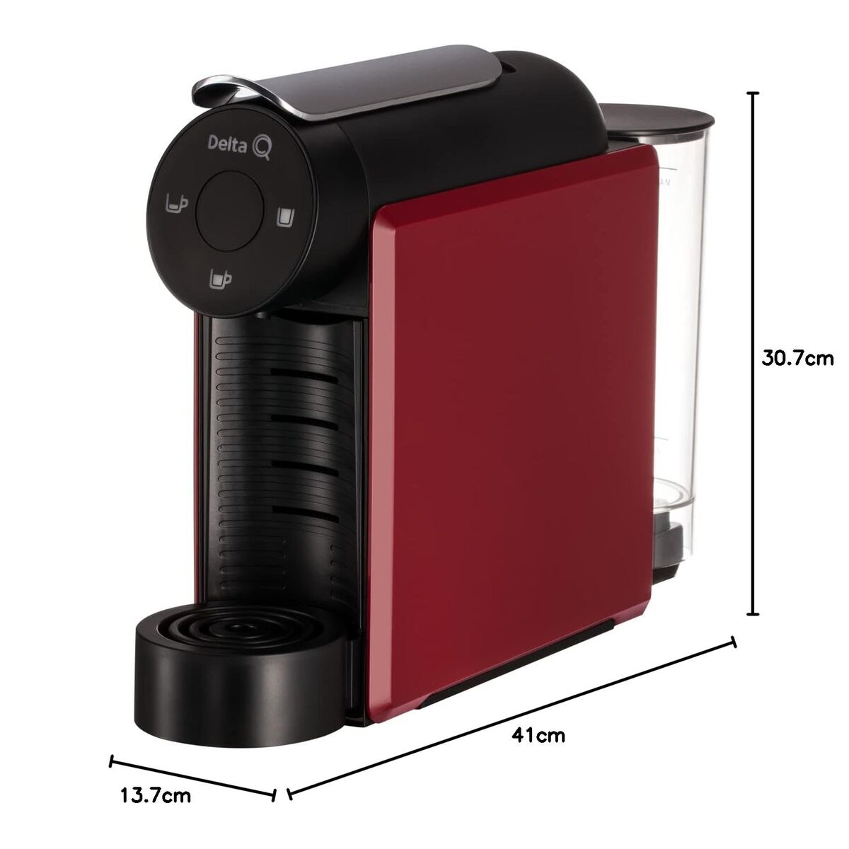 Aparat de cafea superautomat Delta Q Mini Qool Roșu