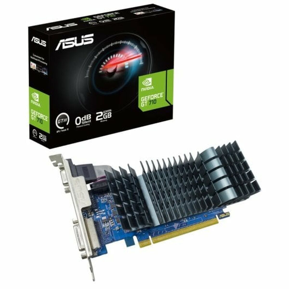 Placă Grafică Asus 90YV0ALA-M0NA00 NVIDIA GeForce GT 710 GDDR5