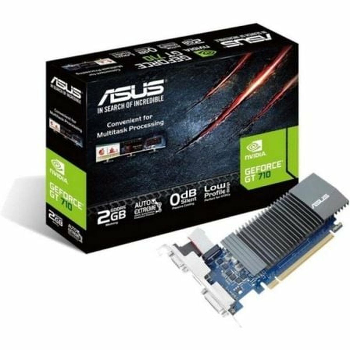 Placă Grafică Asus 90YV0ALA-M0NA00 NVIDIA GeForce GT 710 GDDR5