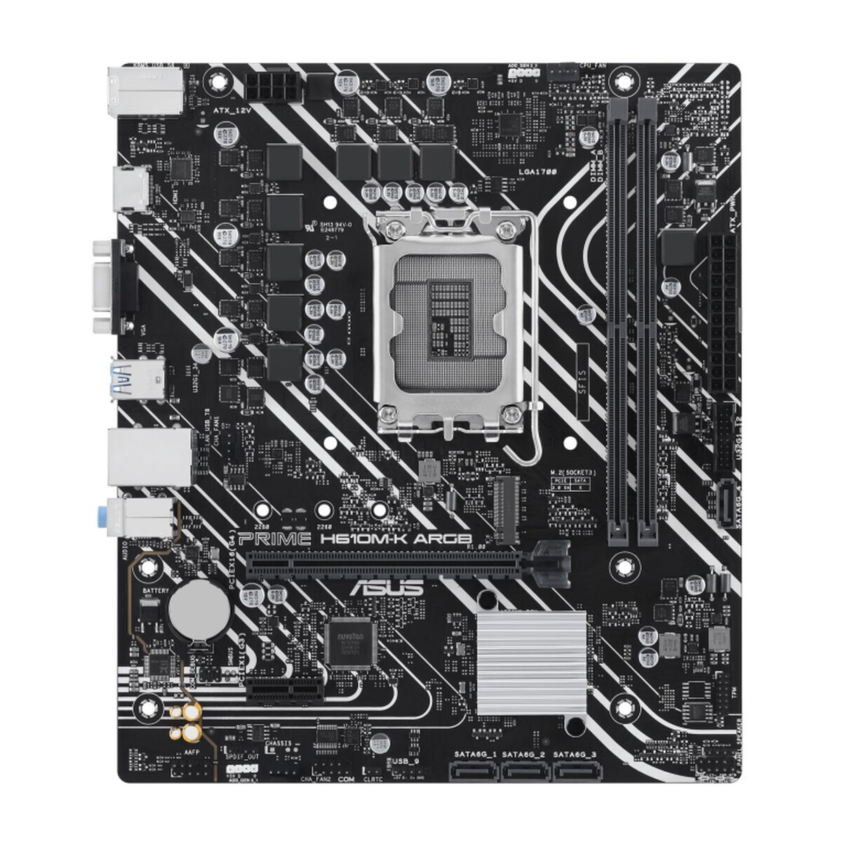 Placă de Bază Asus  H610M-K ARGB LGA 1700