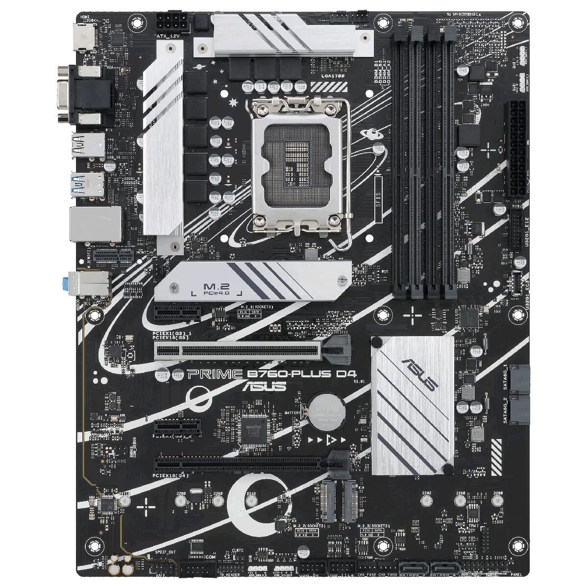 Placă de Bază Asus PRIME B760-PLUS D4 LGA 1700