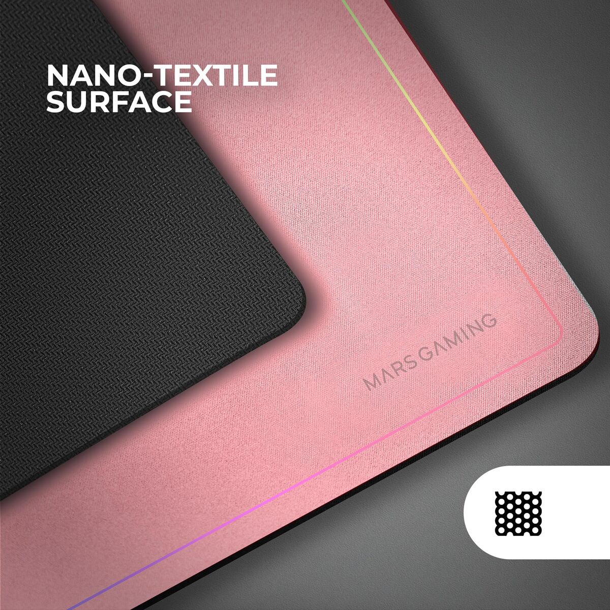 Covoraș de șoarece Mars Gaming MMP124P Roz
