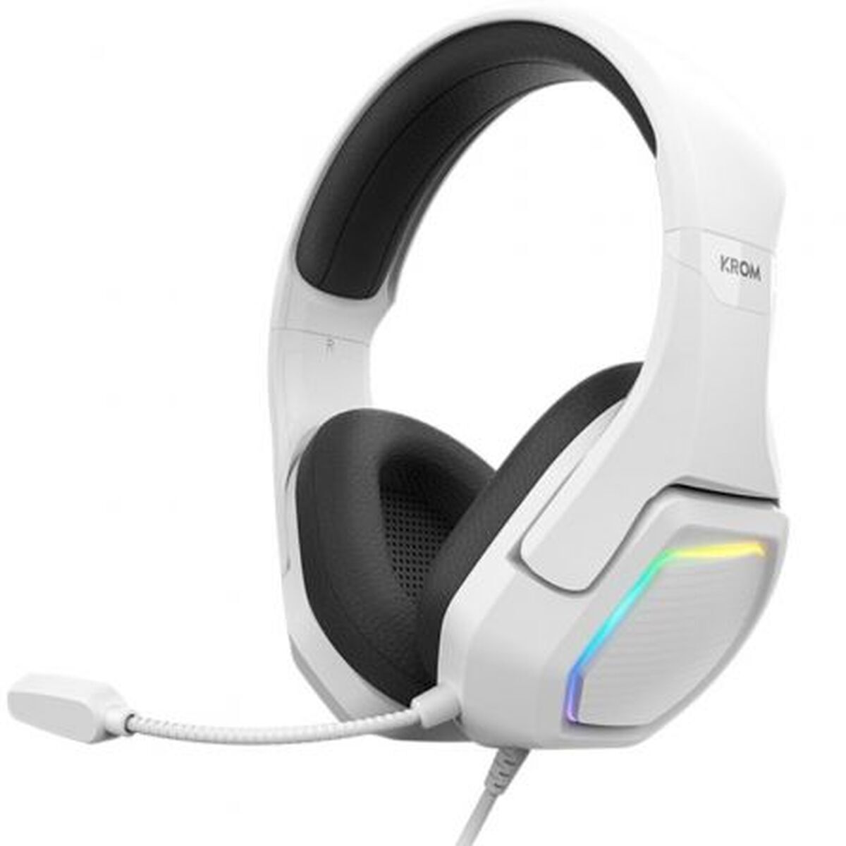 Căști Bluetooth cu Bandă de Cap Krom NXKROMKOPA71WH Alb