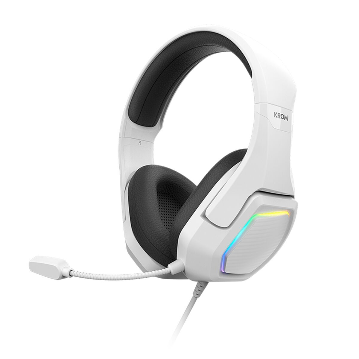 Căști Bluetooth cu Bandă de Cap Krom NXKROMKOPA71WH Alb