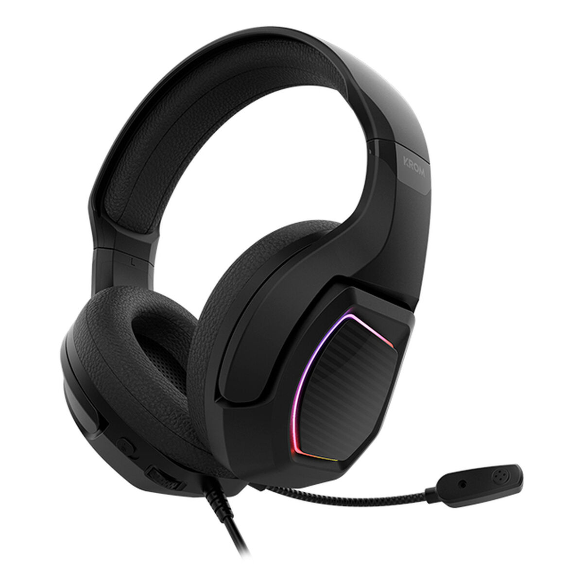 Căști Bluetooth cu Bandă de Cap Krom NXKROMKOPA71BK Negru