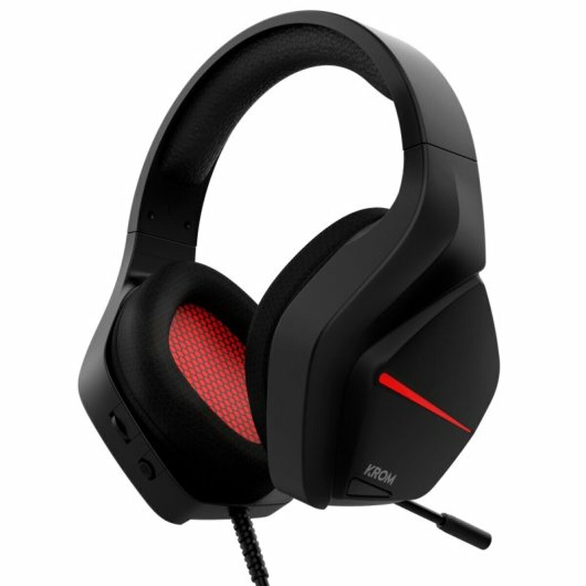 Căști cu Microfon Gaming Krom NXKROMKOPAMOVE Negru