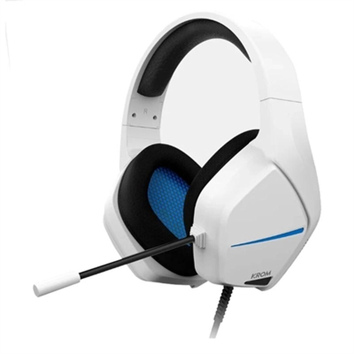 Căști cu Microfon Gaming Krom NXKROMKOPAMOVEWH Albastru