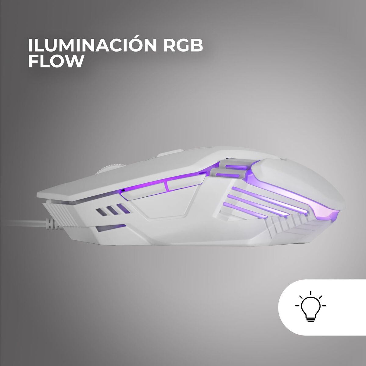 Mouse Gaming Mars Gaming MM024 WH Alb 4000 dpi