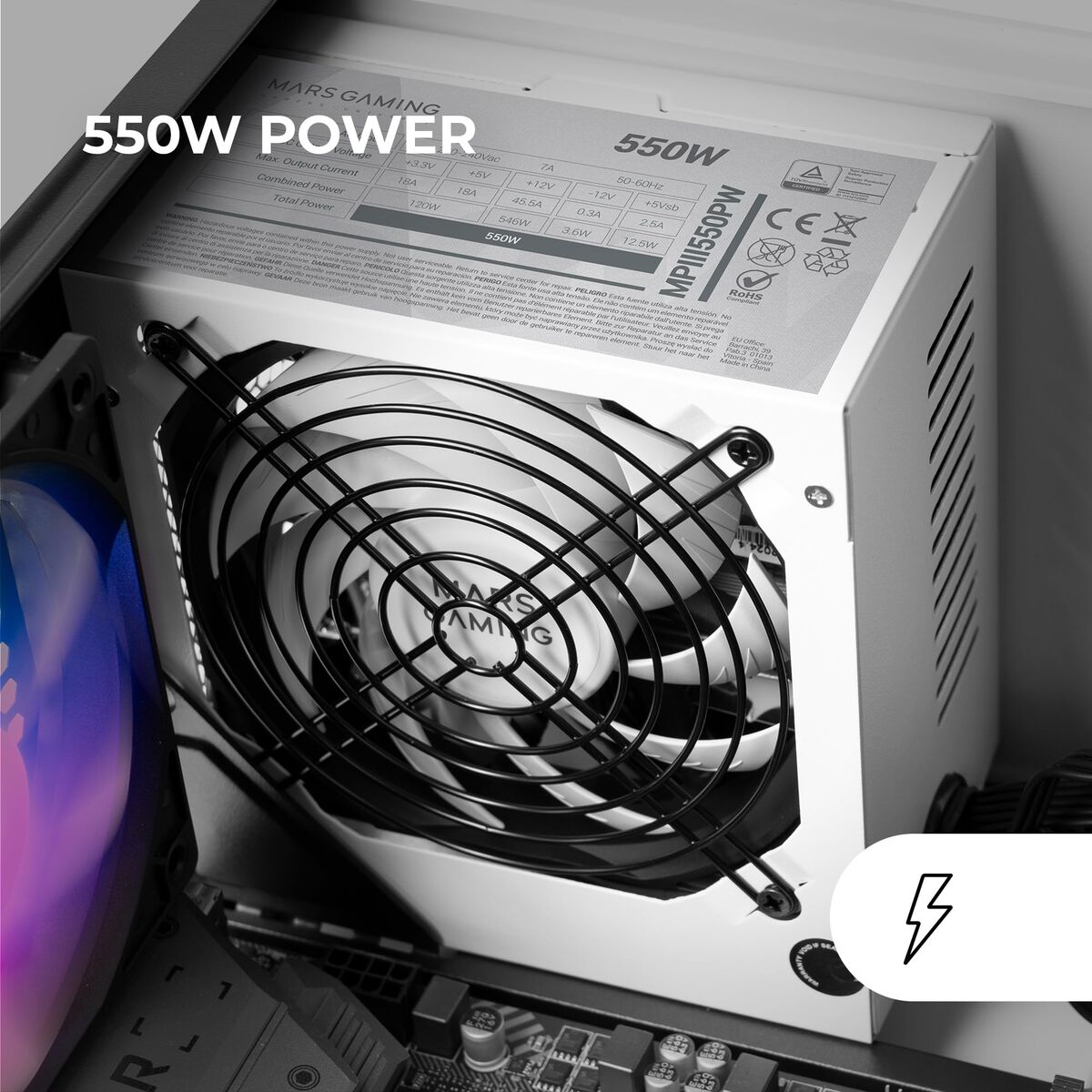 Sursă de Alimentare Mars Gaming MPIII550PW