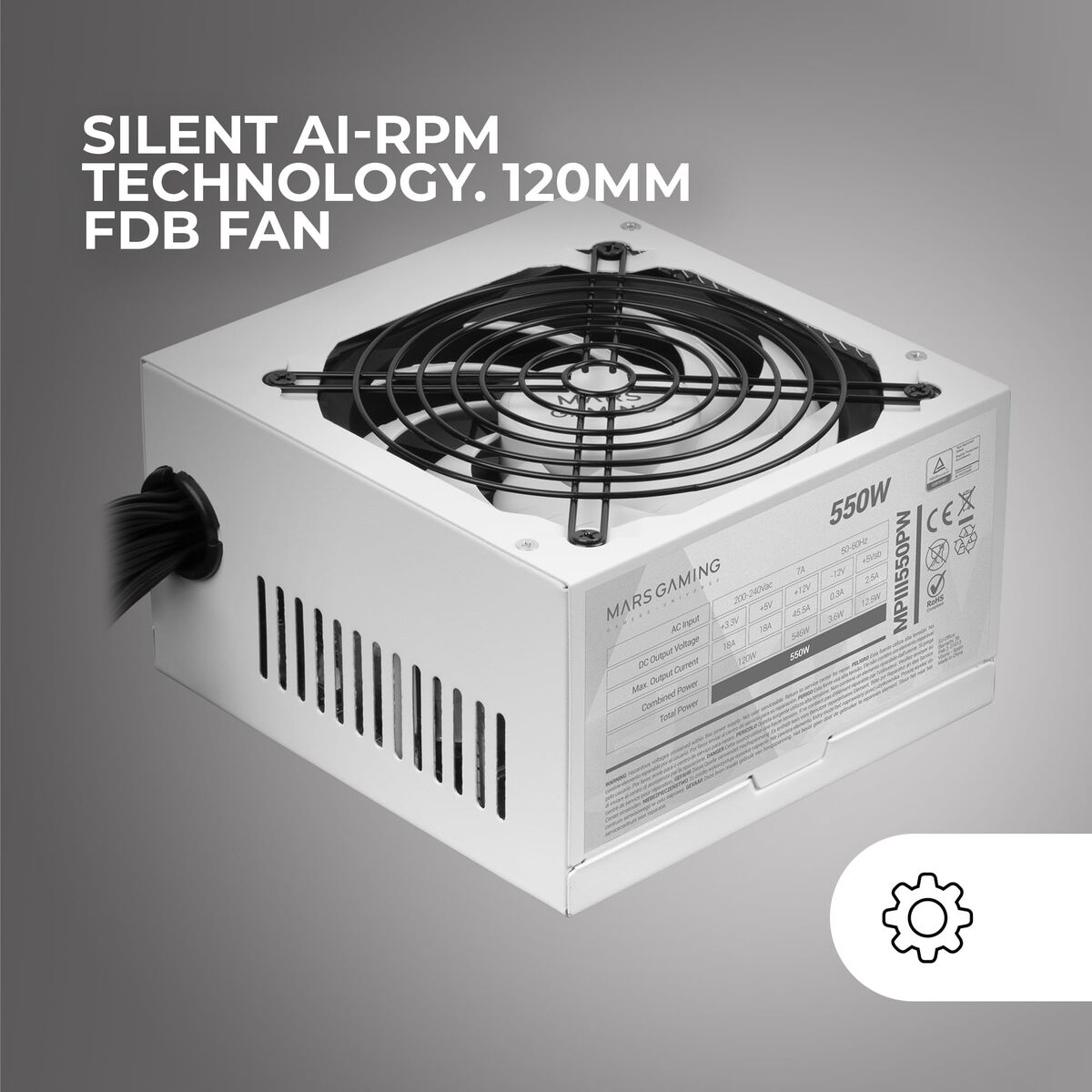Sursă de Alimentare Mars Gaming MPIII550PW