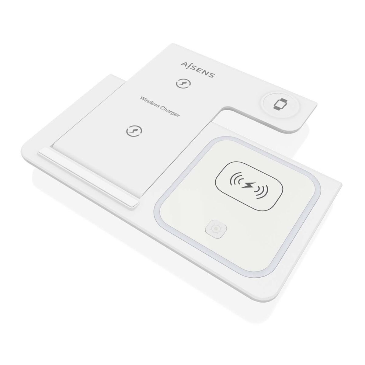 Încărcător Fără Fir Aisens ASCH-15W3WC044-W 3 în 1