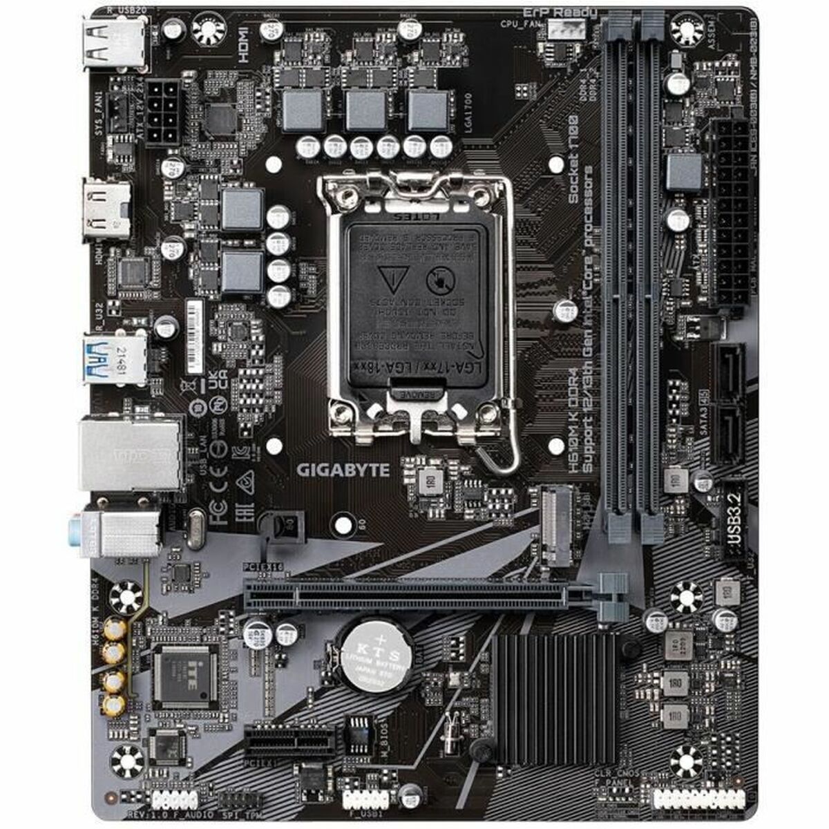 Placă de Bază Gigabyte H610M K DDR4 1.0 LGA 1700