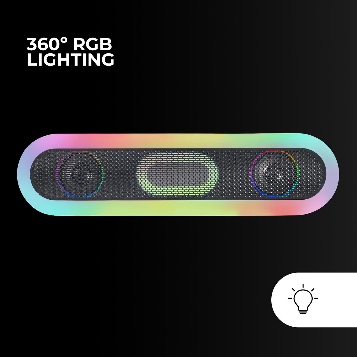 Difuzoare PC Mars Gaming MSBORB Negru 20 W 4 W