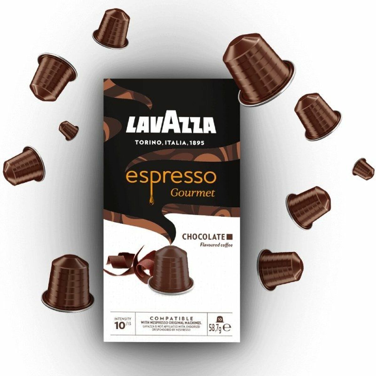 Capsule de cafea Lavazza Espresso Gourmet Chocolate 10 Piese (10 Unități)