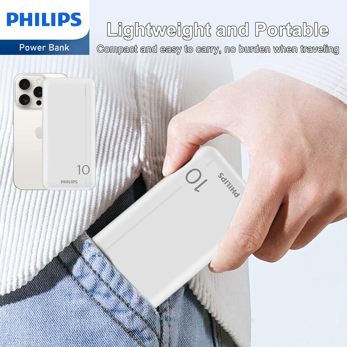 Powerbank Philips DLP1810NW/62