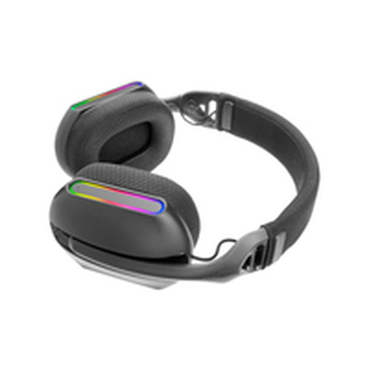 Căști cu Microfon Gaming Mars Gaming MHWPRO Negru Multicolor