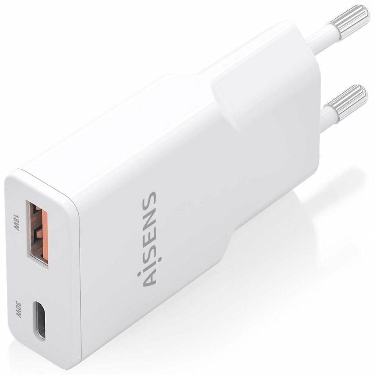 Încărcător de Perete Aisens ASCH-30W2P046-W Alb 30 W