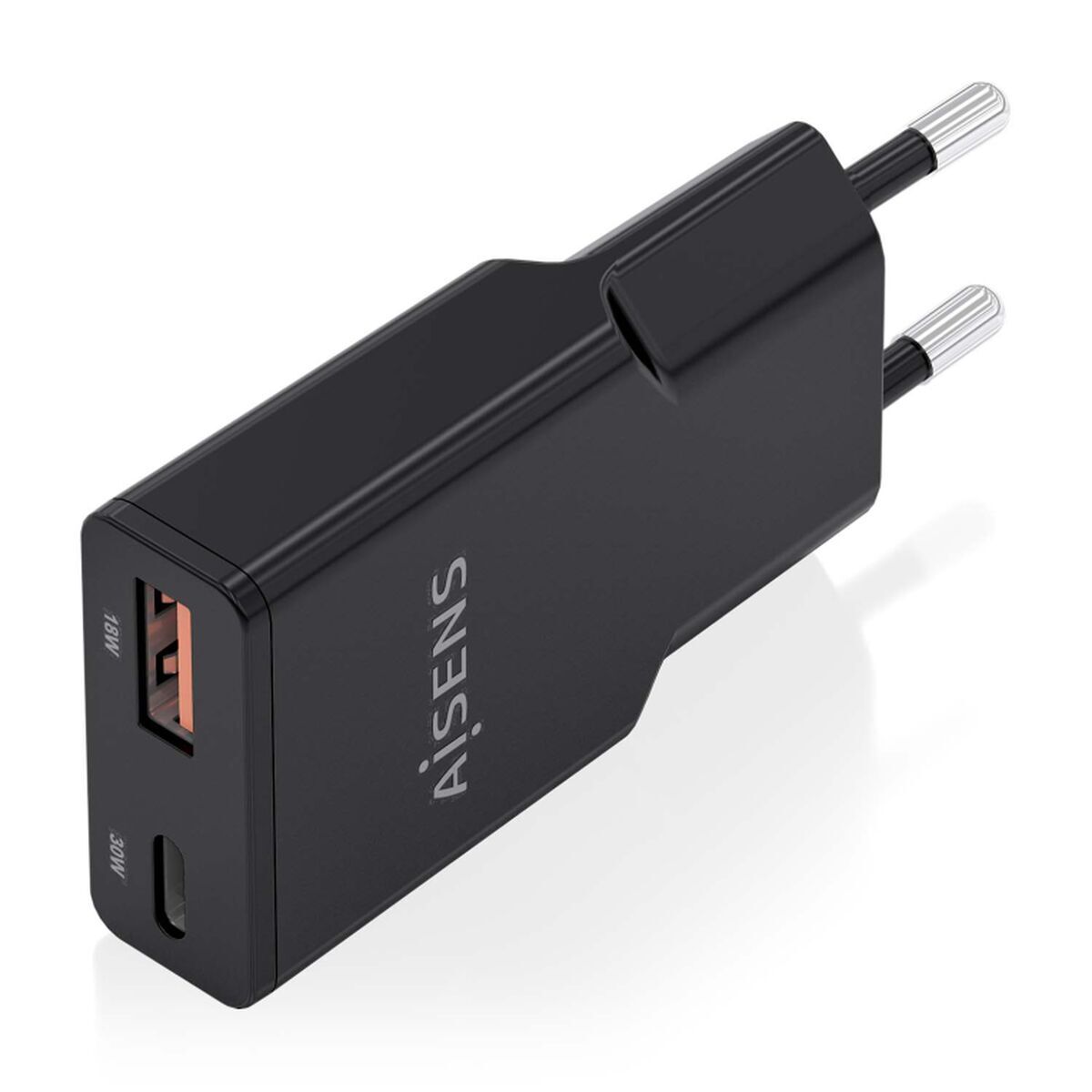 Încărcător de Perete Aisens ASCH-30W2P047-BK Negru