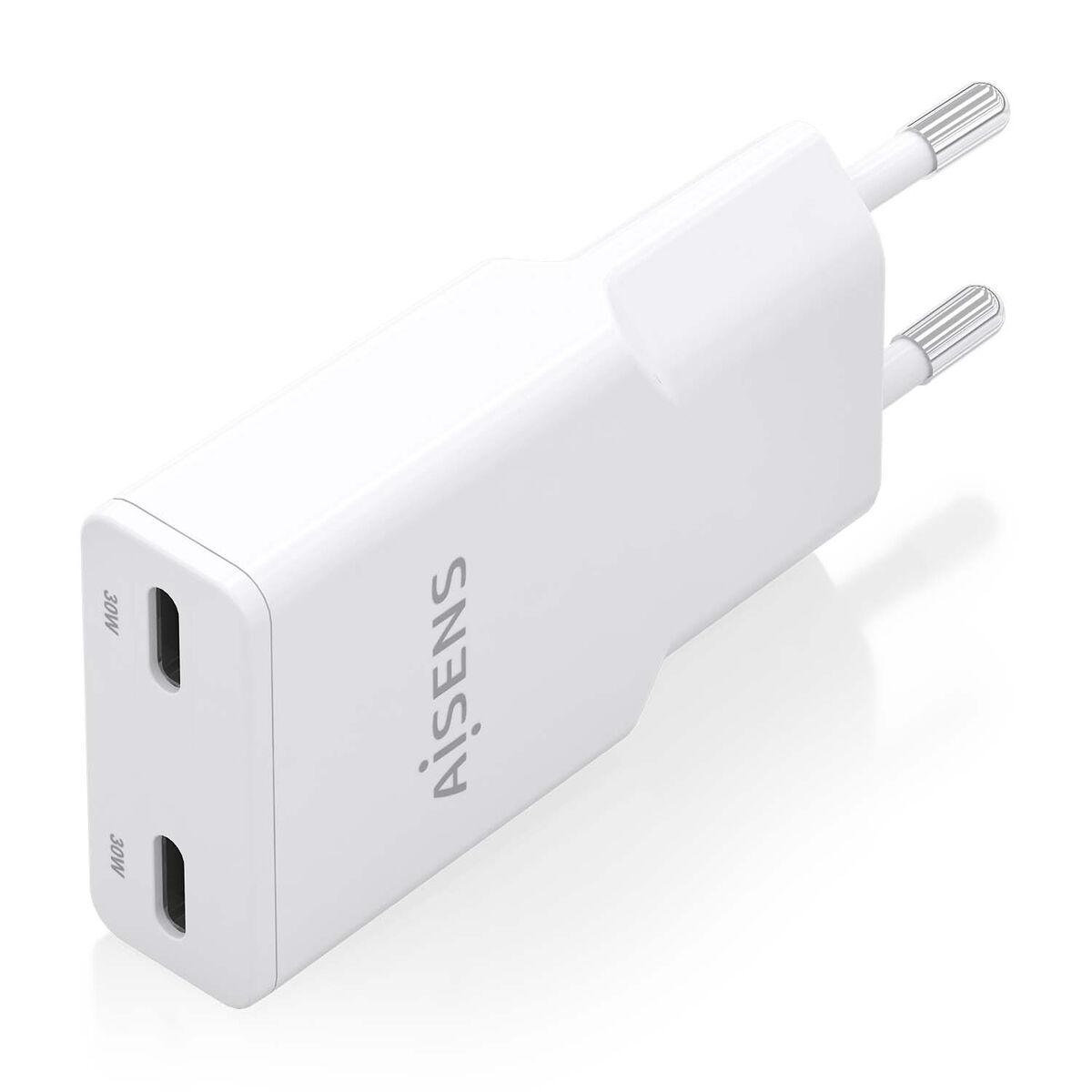 Încărcător de Perete Aisens AISENS ASCH-30W2P048-W Alb 30 W