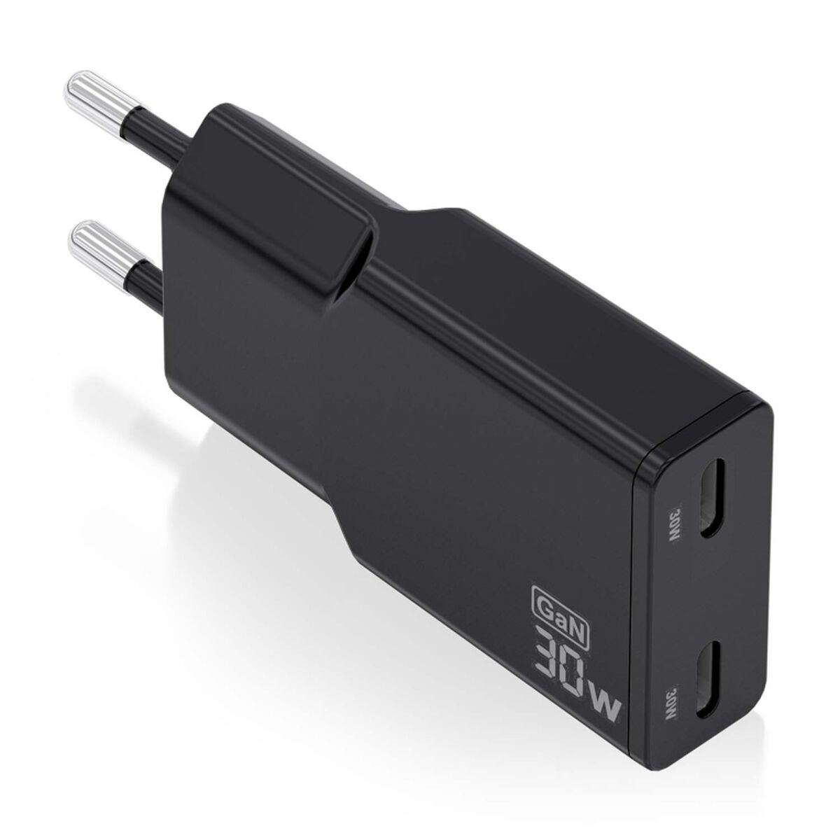 Încărcător de Perete Aisens ASCH-30W2P049-BK Negru 30 W