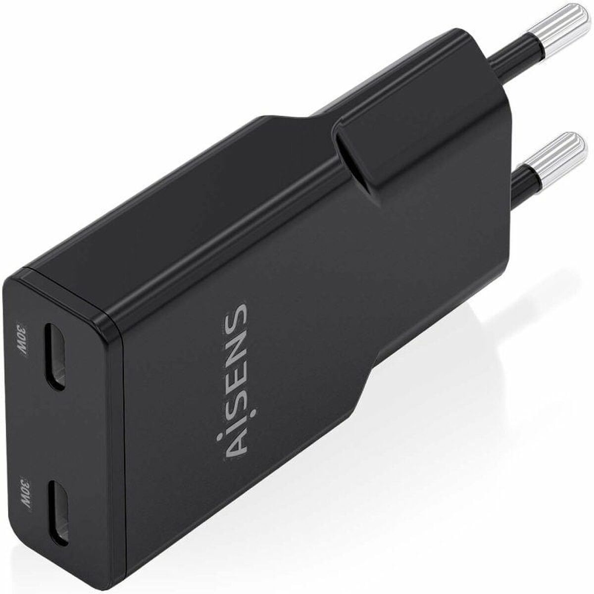 Încărcător de Perete Aisens ASCH-30W2P049-BK Negru 30 W