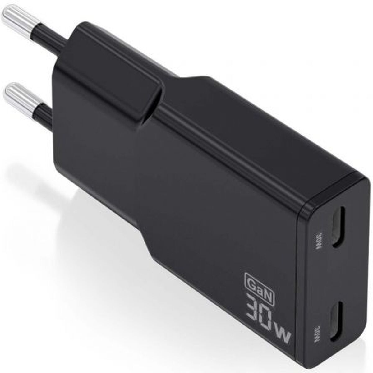 Încărcător de Perete Aisens ASCH-30W2P049-BK Negru 30 W