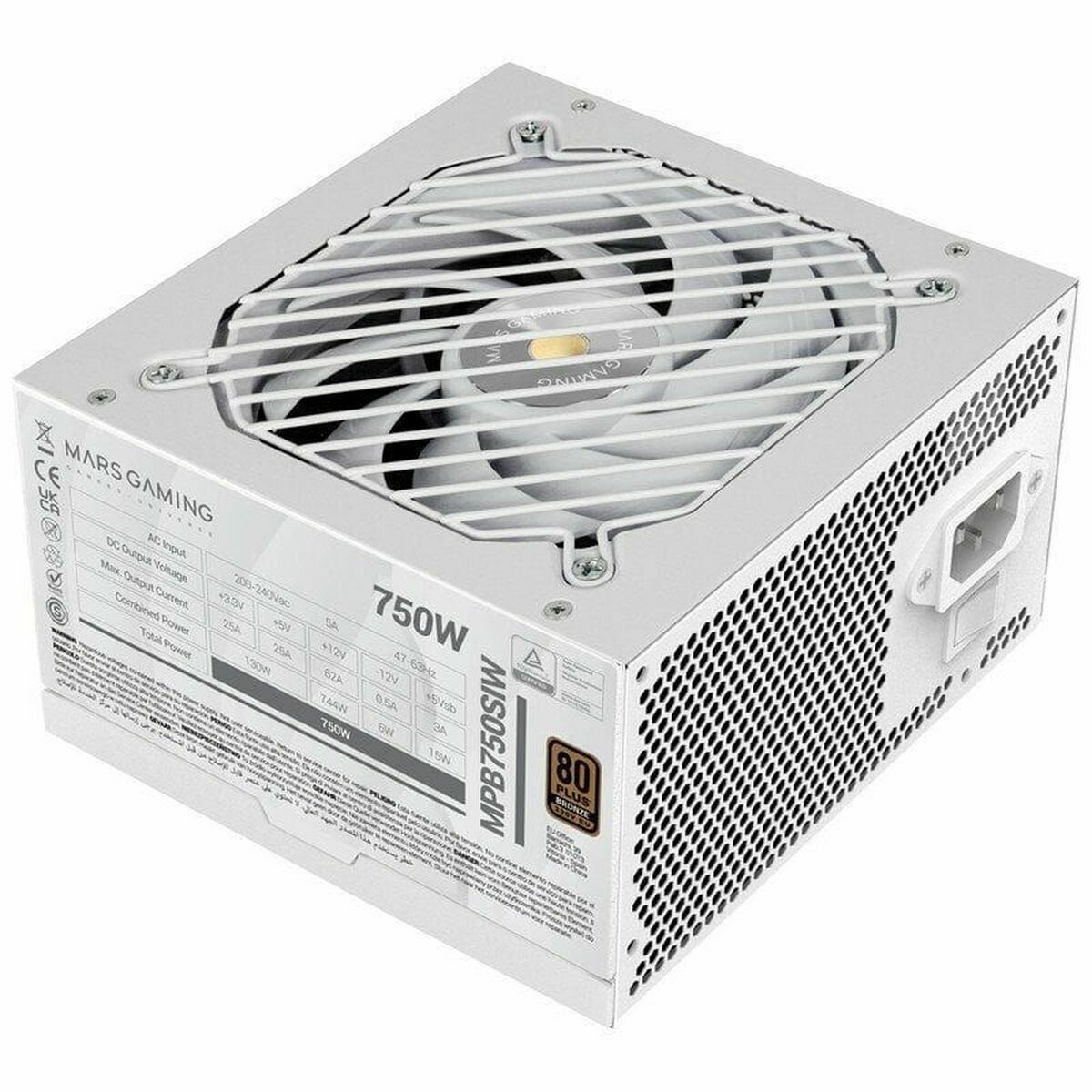 Sursă de Alimentare Mars Gaming PSU 750W ATX 750 W 6 W 130 W 80 Plus Bronze
