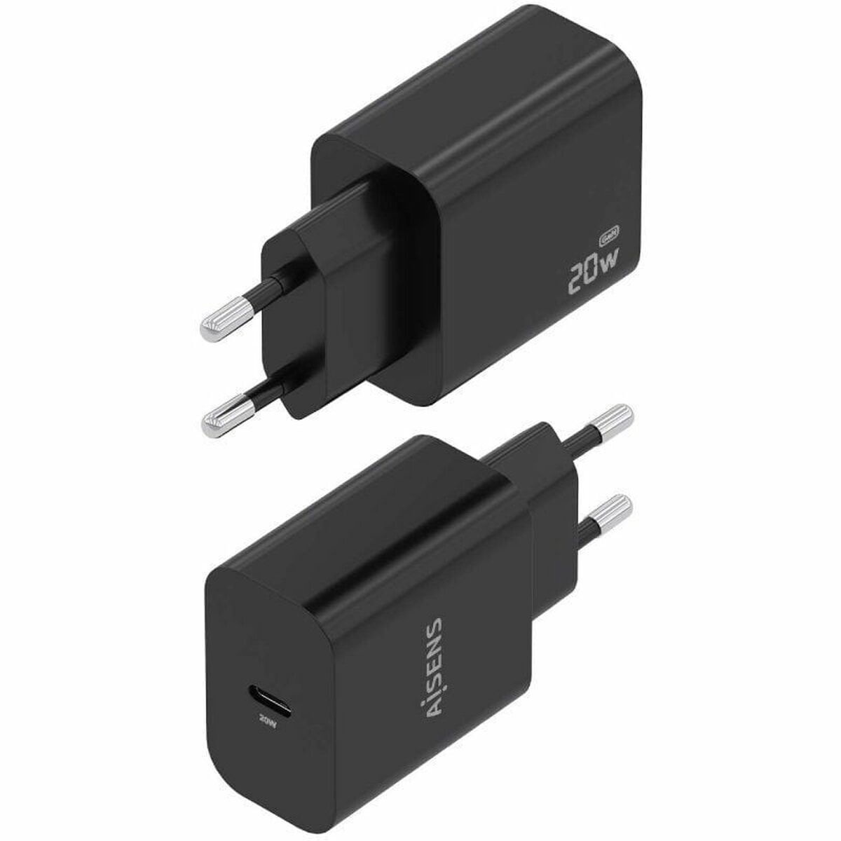 Încărcător de Perete Aisens A110-0939 Negru 20 W 50 W