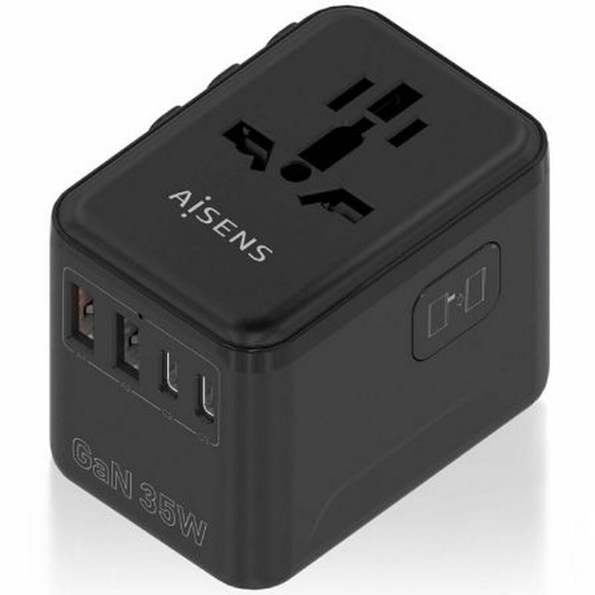 Încărcător de Perete Aisens ASPS-2A3C09-BK Negru