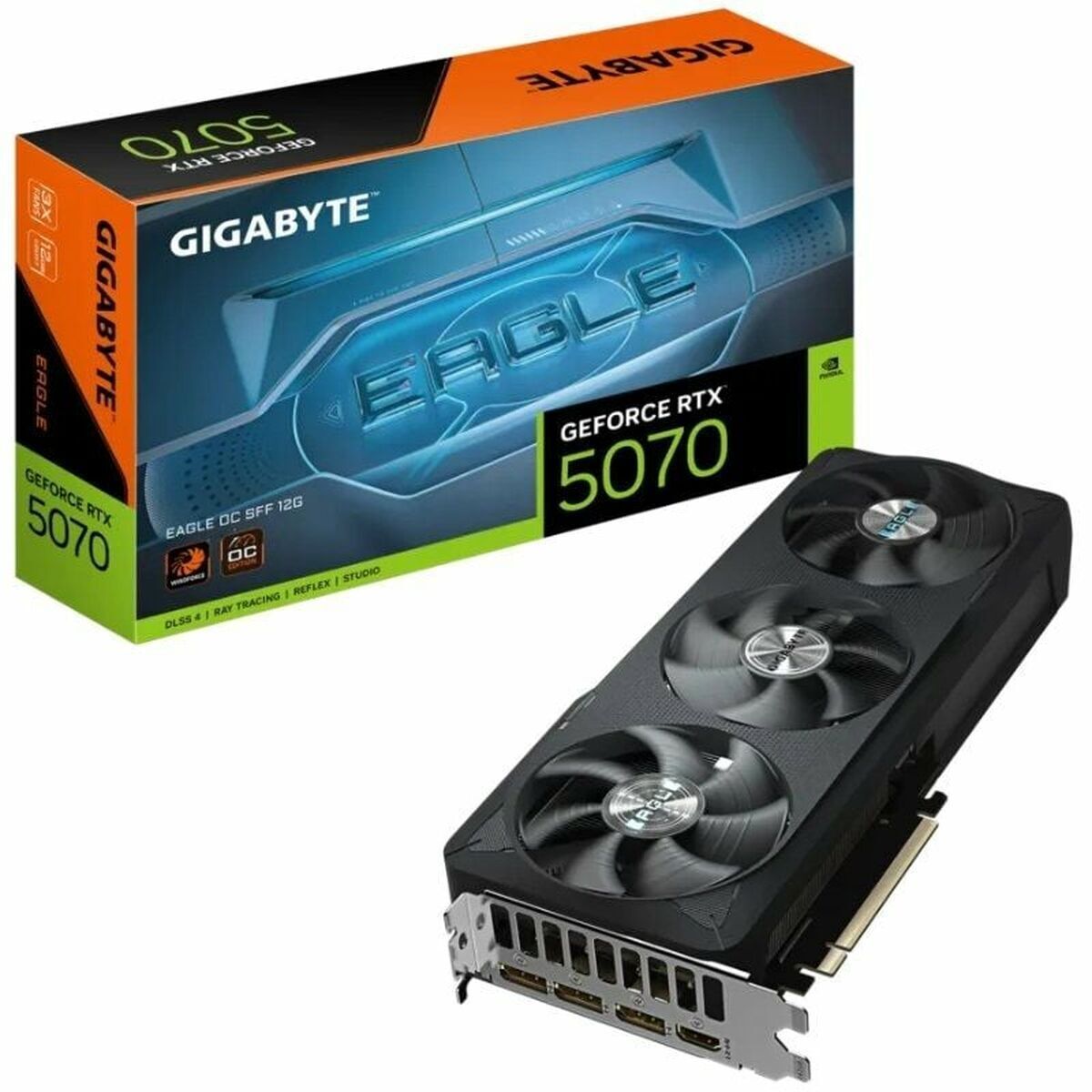 Placă Grafică Gigabyte GV-N5070EAGLE OC-12GD nvidia geforce rtx 5070 12 GB GDDR6 GDDR7