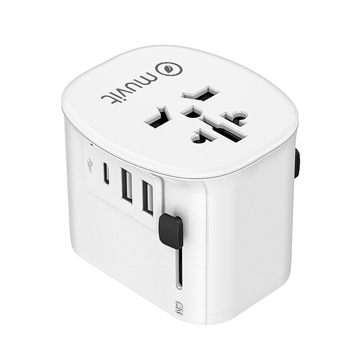 Adaptor universal pentru priză, de voiaj Muvit MCADP0006 Alb 150 W 15 w