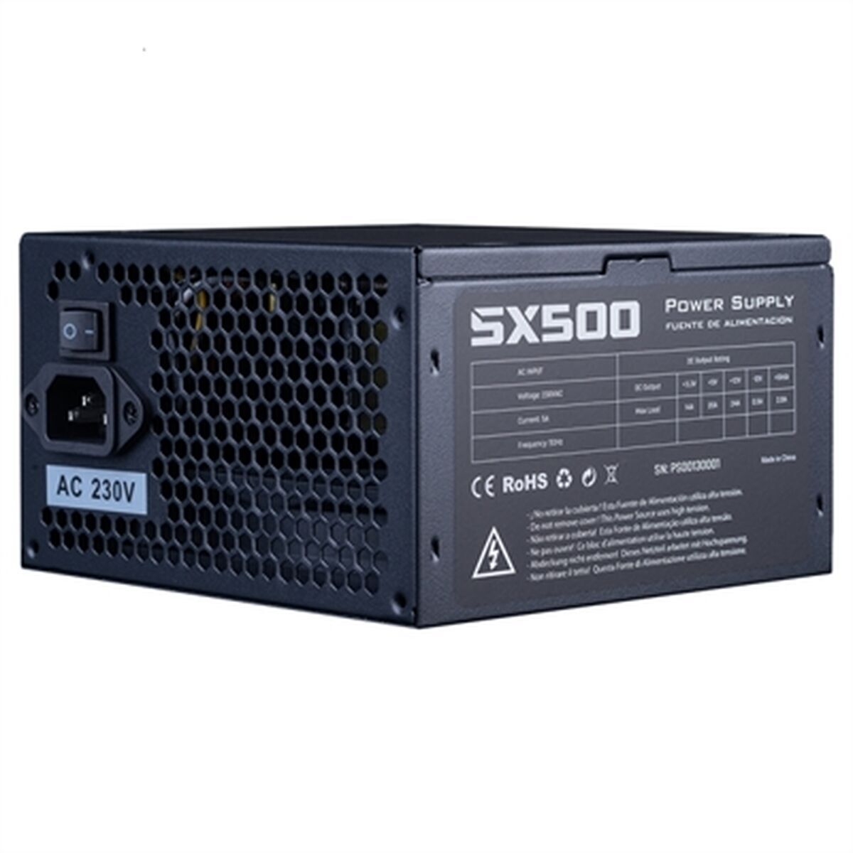 Sursă de Alimentare Hiditec SX500 500 W Certificat ENERGY STAR