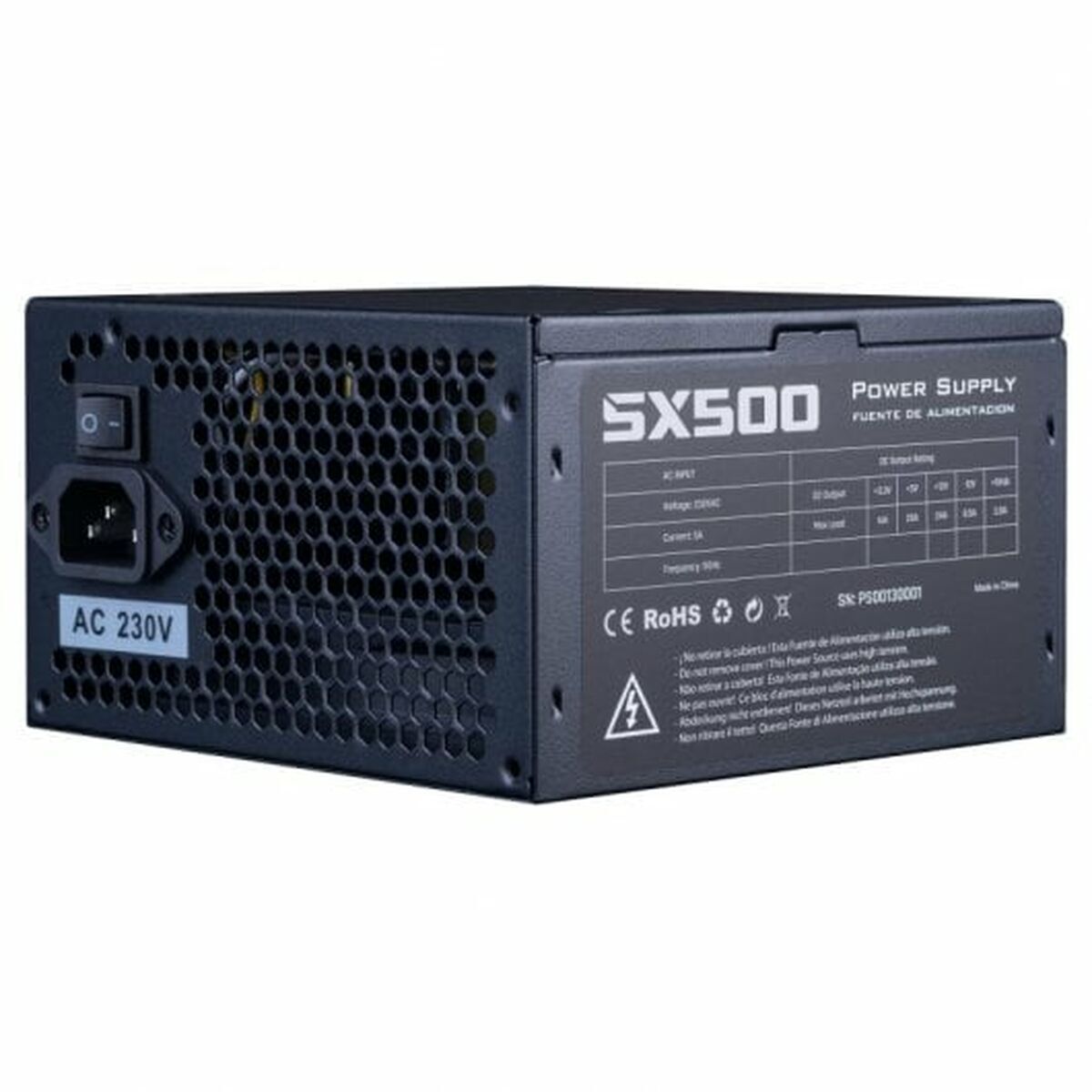 Sursă de Alimentare Hiditec SX500 500 W Certificat ENERGY STAR