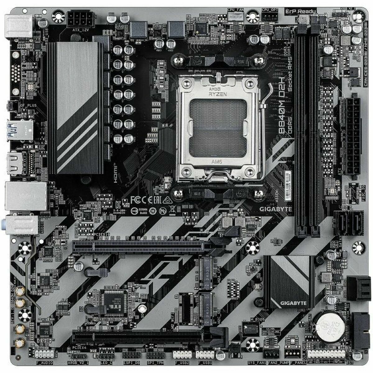 Placă de Bază Gigabyte B840M D2H AMD AMD AM5