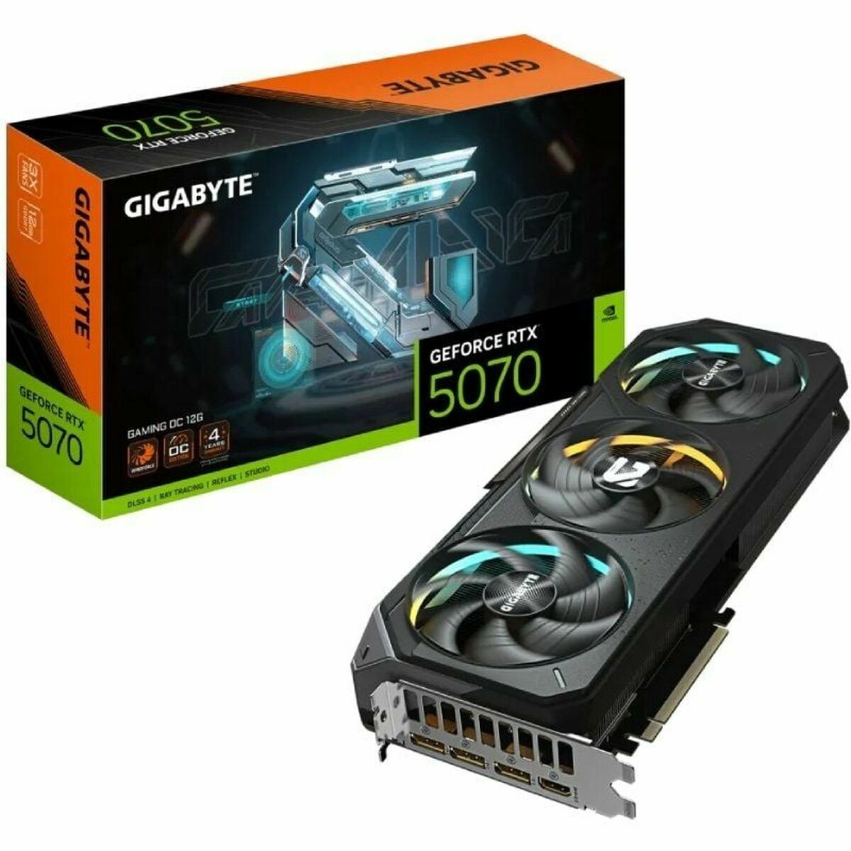 Placă Grafică Gigabyte GV-N5070GAMING OC-12GD nvidia geforce rtx 5070 12 GB GDDR6 GDDR7