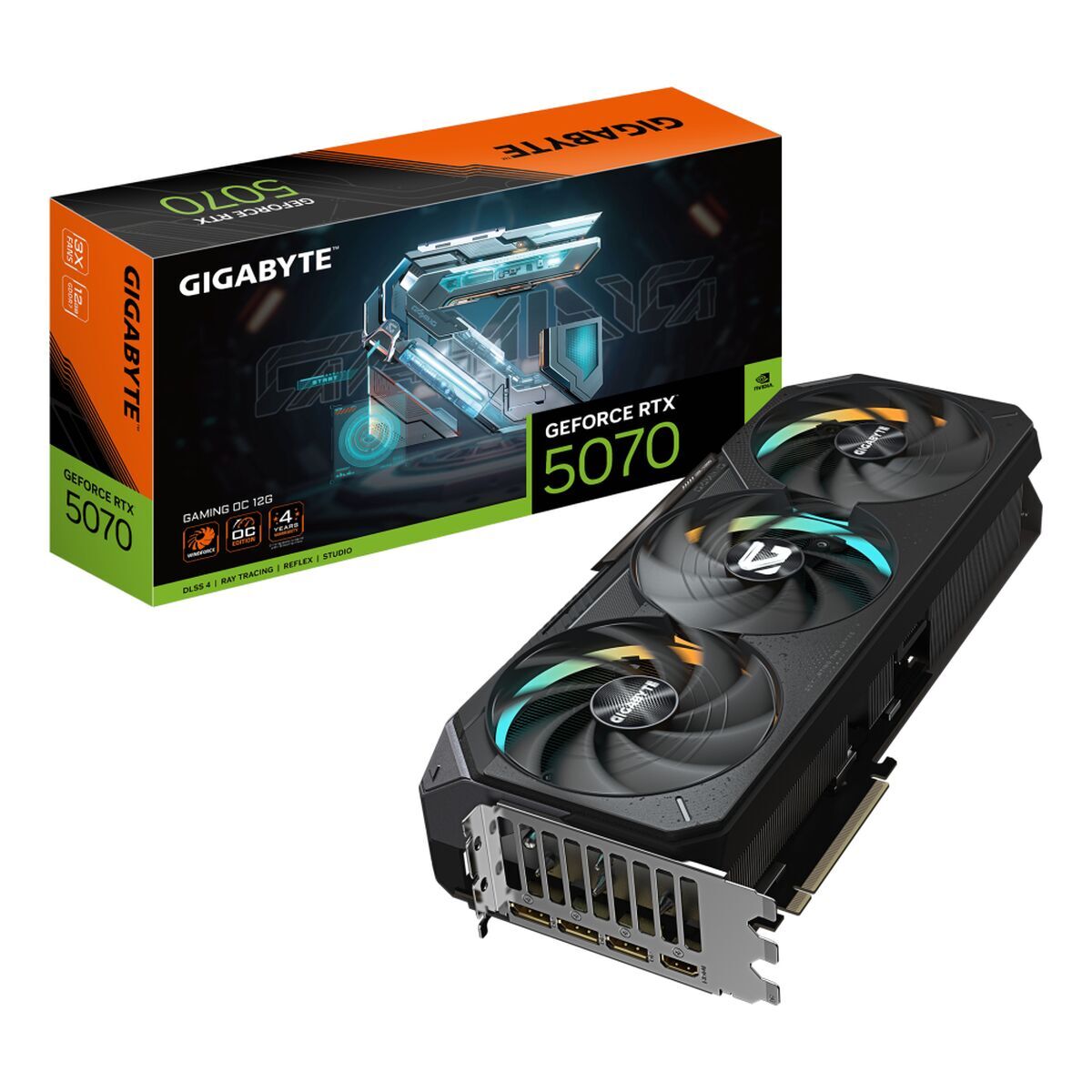 Placă Grafică Gigabyte GeForce RTX 5070 Ti GAMING OC 16G nvidia geforce rtx 5070 ti 16 GB GDDR7