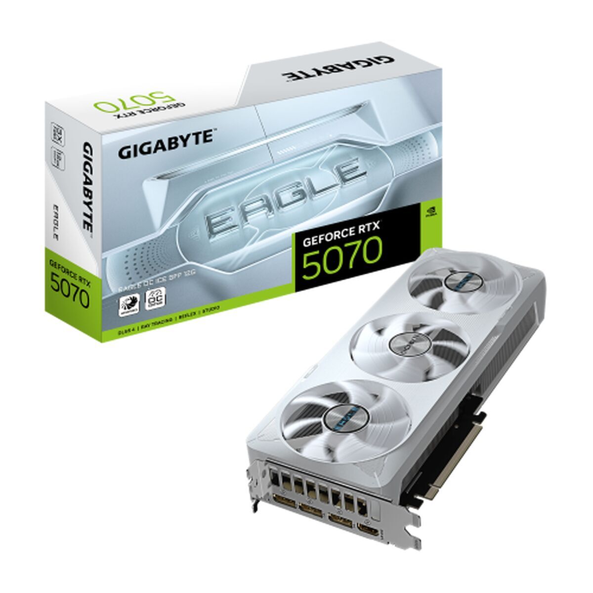 Placă Grafică Gigabyte GV-N5070EAGLEOC ICE-12GD nvidia geforce rtx 5070 12 GB GDDR6 GDDR7