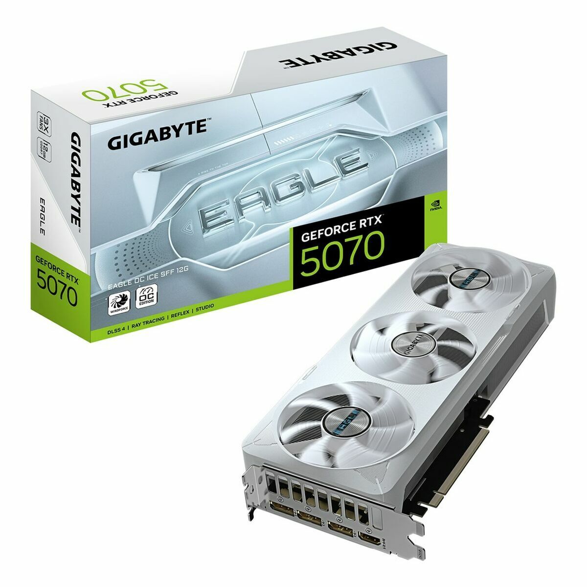 Placă Grafică Gigabyte GV-N5070EAGLEOC ICE-12GD nvidia geforce rtx 5070 12 GB GDDR6 GDDR7