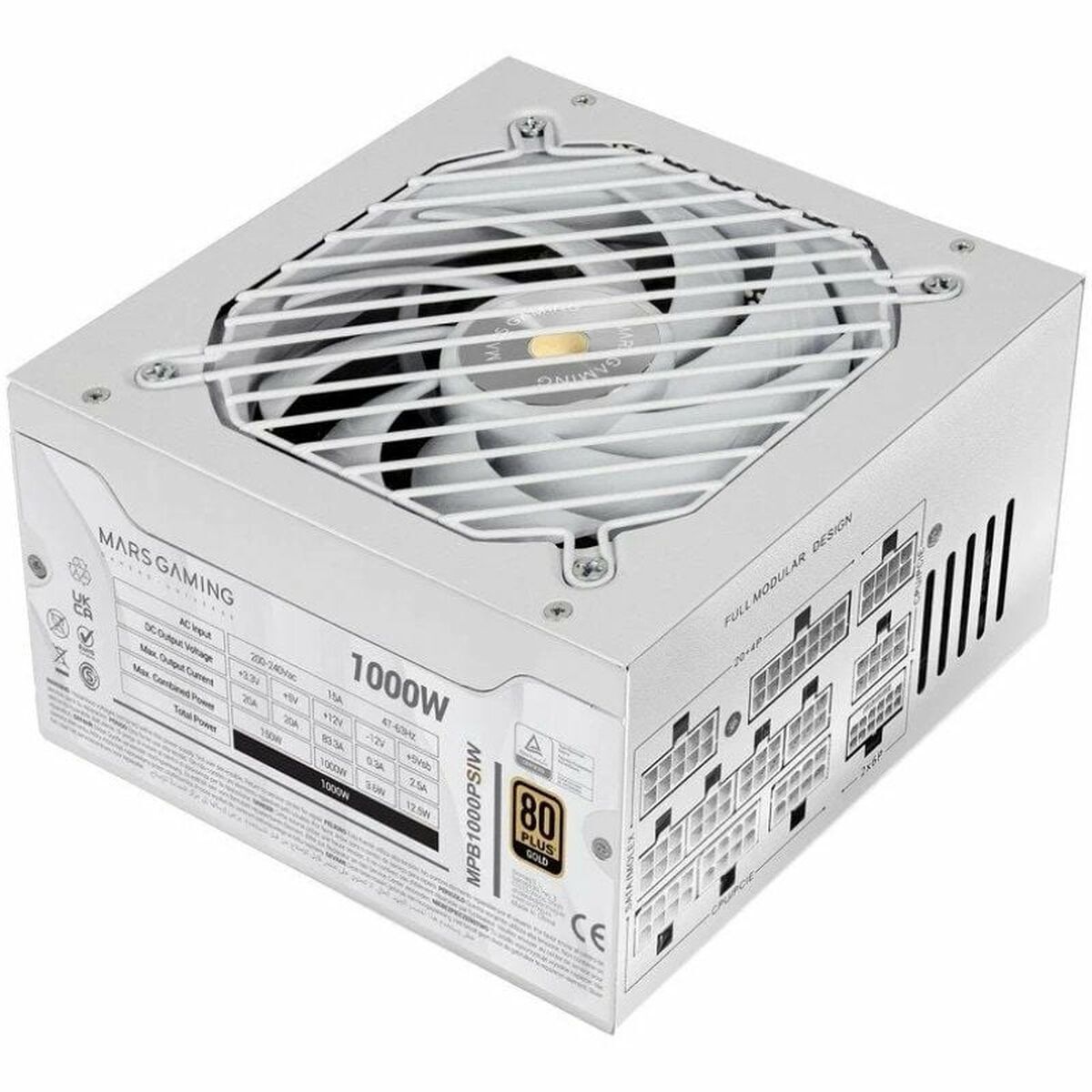Sursă de Alimentare Mars Gaming MPB1000PSIW 1000 W 80 Plus Gold