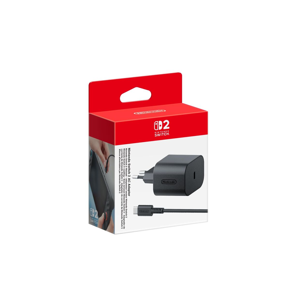 Cablu USB Nintendo CARGA N-SWITCH 2 Negru 1,5 m