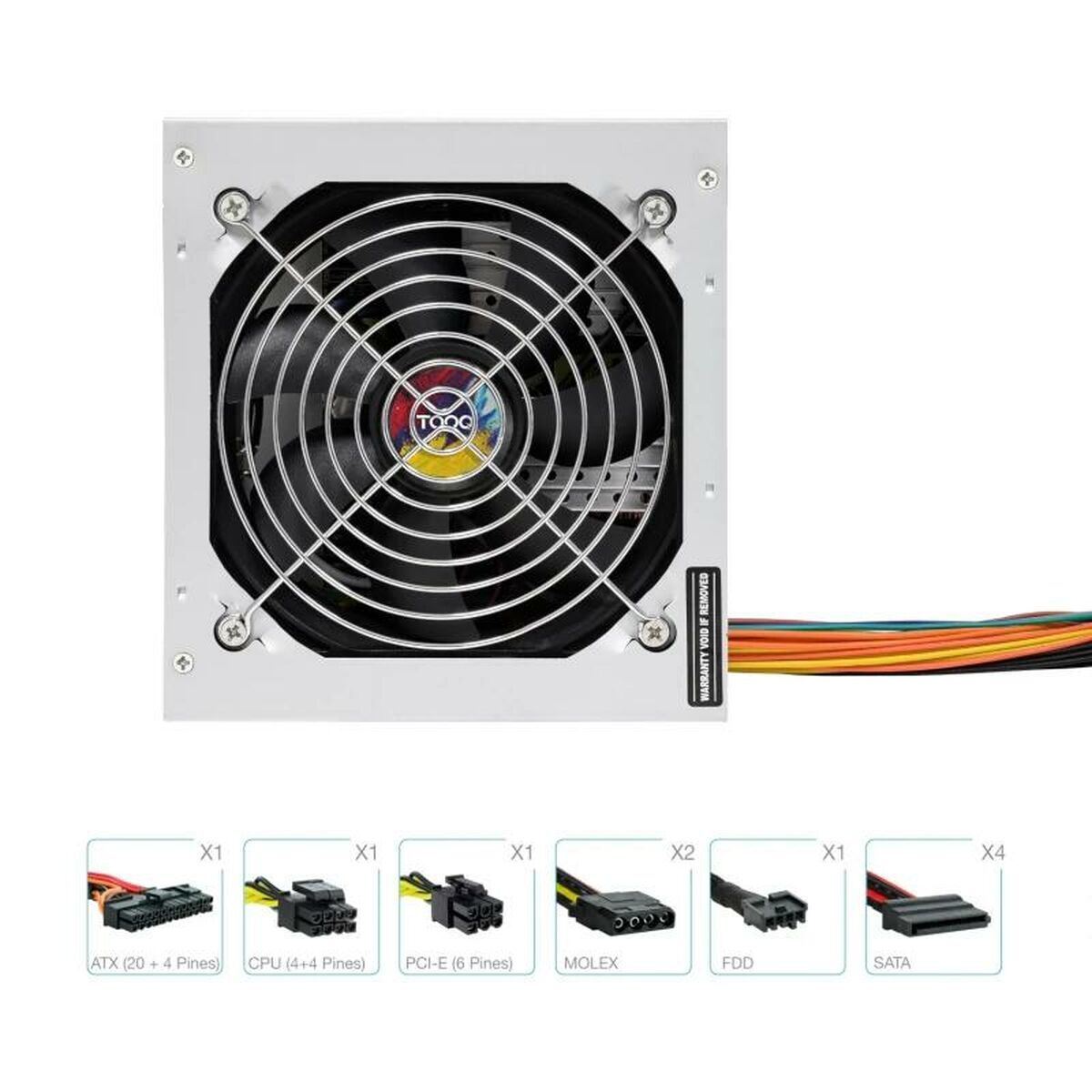 Sursă de Alimentare TooQ TQAPOLO-550SP 550 W