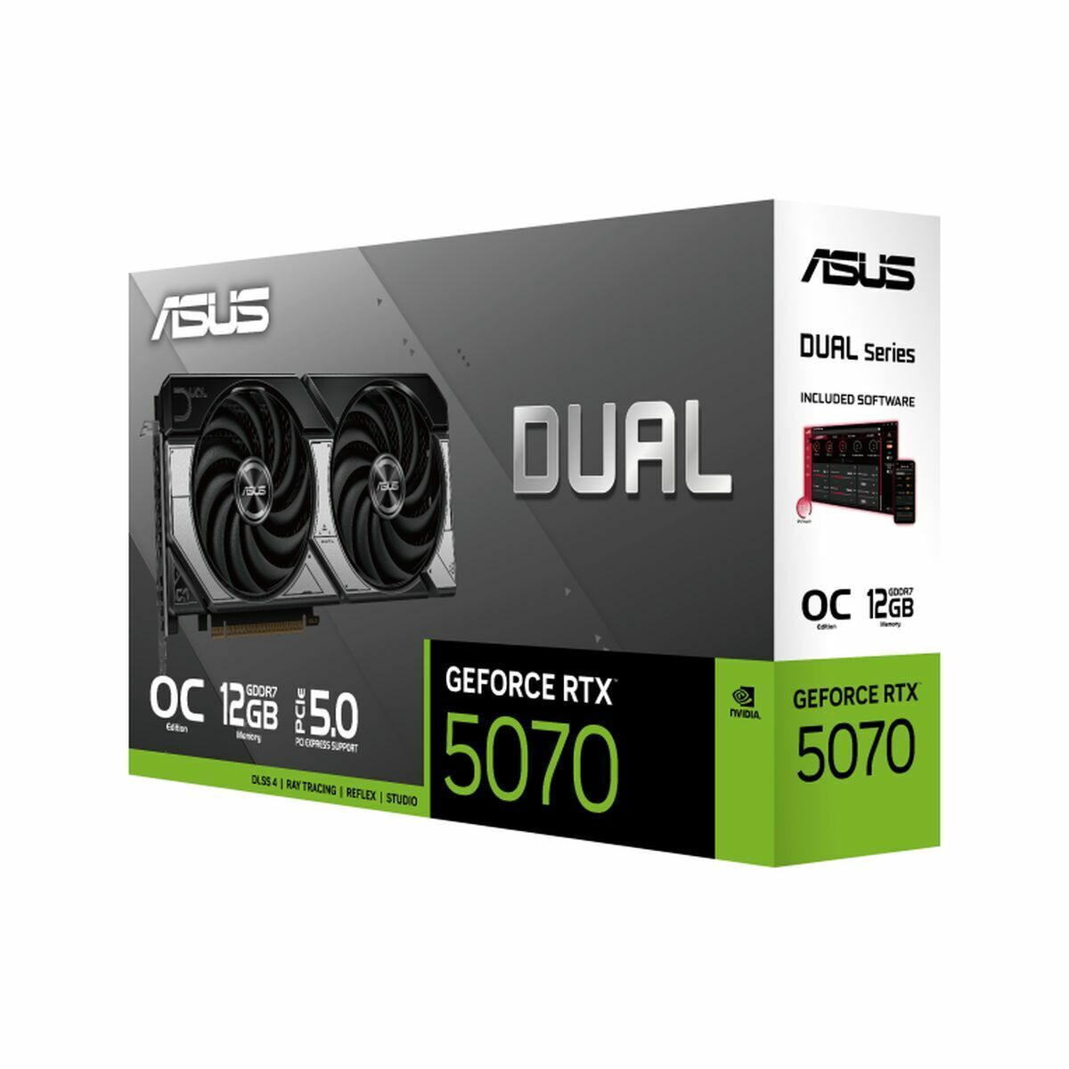 Placă Grafică Asus 90YV0M17-M0NA00 nvidia geforce rtx 5070 12 GB GDDR6 GDDR7